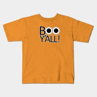 Halloween Ghost Boo Y'All Funny t-shirt Design Kids T-Shirt